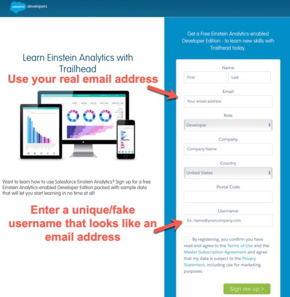 Setting Up an Einstein Analytics Enabled Dev Org